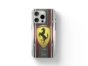 Ferrari Handyhülle Dynamischer Racing Stil Minimalistisch